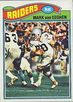 1981 Topps #359 Oakland Raiders TL/Mark Van Eeghen/Cliff Branch/Lester  Hayes/Cedrick Hardman/Ted Hendricks/(checklist back) - NM-MT