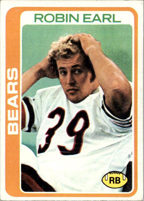 : Football NFL 1982 Topps #294 Robin Earl Bears