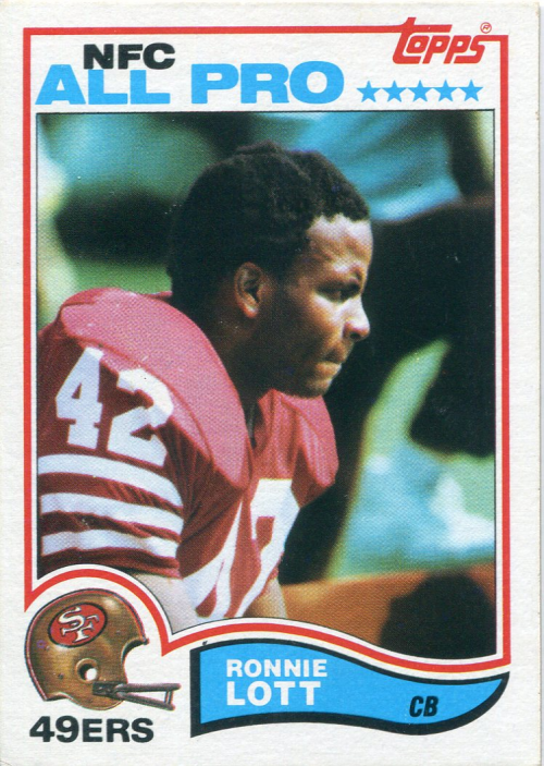 Ronnie Lott #168 Prices, 1983 Topps