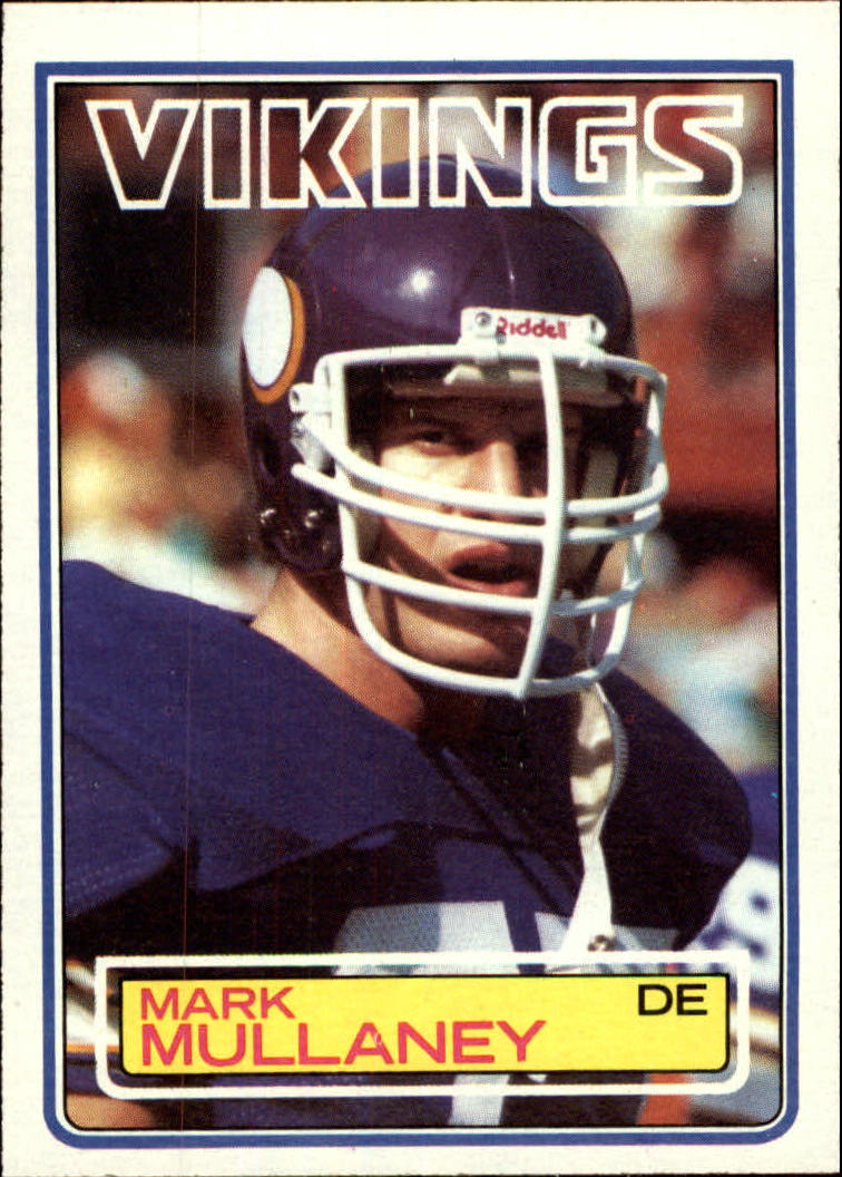 1984 Minnesota Vikings Police 7 Mark Mullaney Minnesota Vikings Football  Card