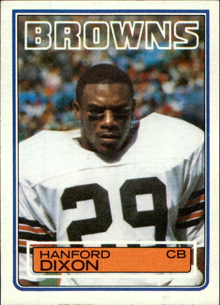 1988 Panini HANFORD DIXON FRANK MINNIFIELD Cleveland Browns All-Pro Sticker