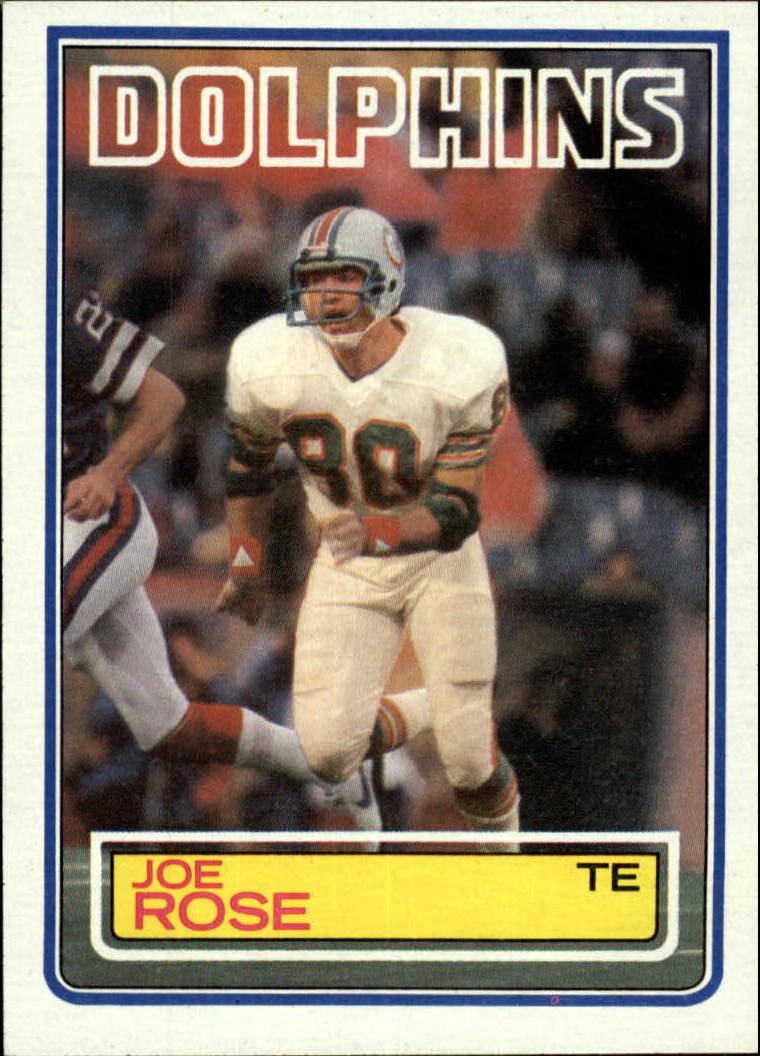 Joe Rose Football Price Guide Joe Rose Trading Card Value Beckett