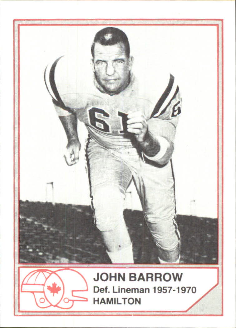 Buy John Barrow Cards Online John Barrow Football Price Guide