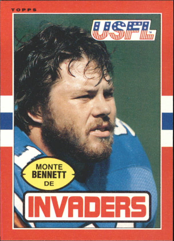 Monte Bennett Football Price Guide | Monte Bennett Trading Card Value ...