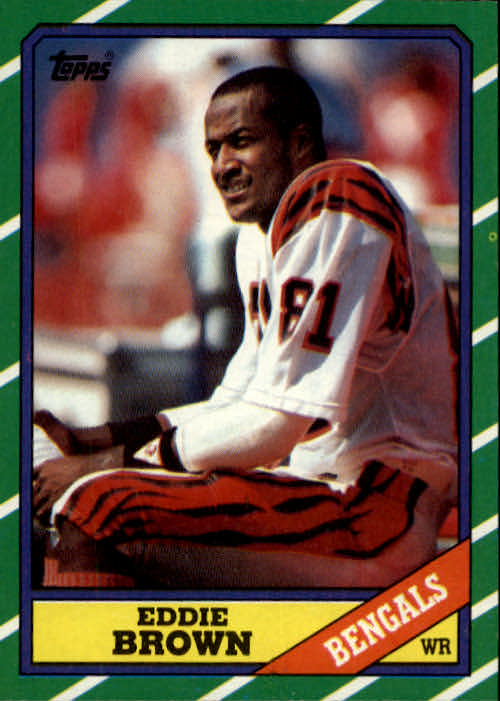 24 Eddie Brown - Cincinnati Bengals - 1989 Topps Football