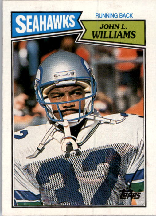 190 John L. Williams - Seattle Seahawks - 1989 Topps Football – Isolated  Cards