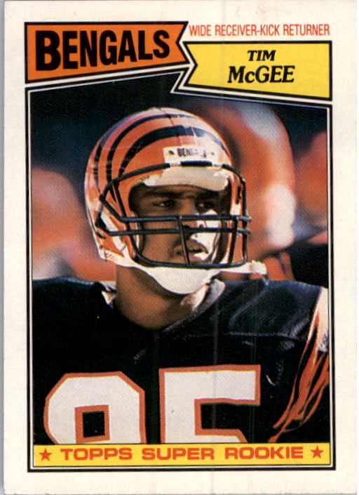 : 1990 Topps #274 Tim McGee NM-MT Cincinnati Bengals Football  Trading Card : Collectibles & Fine Art