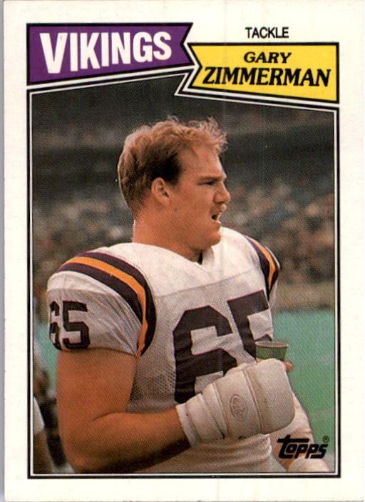 1988 Vikings Police #7 Gary Zimmerman - NM-MT