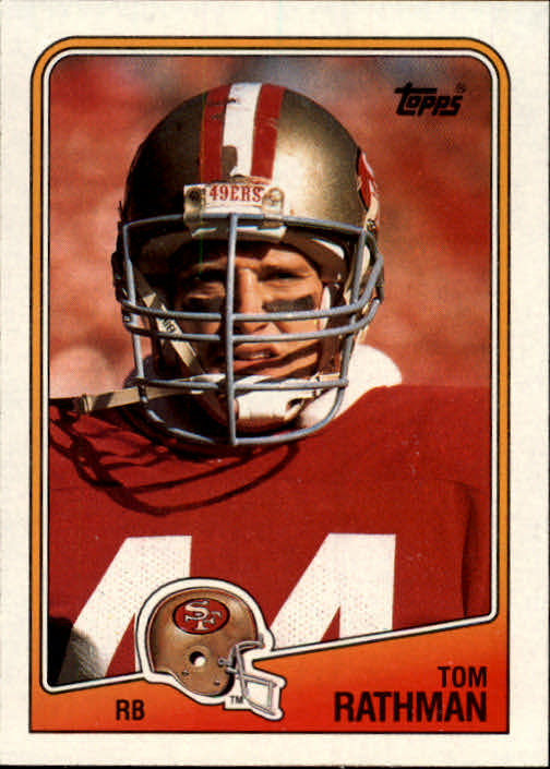 : 1990 Pro Set Football #294 Tom Rathman San Francisco