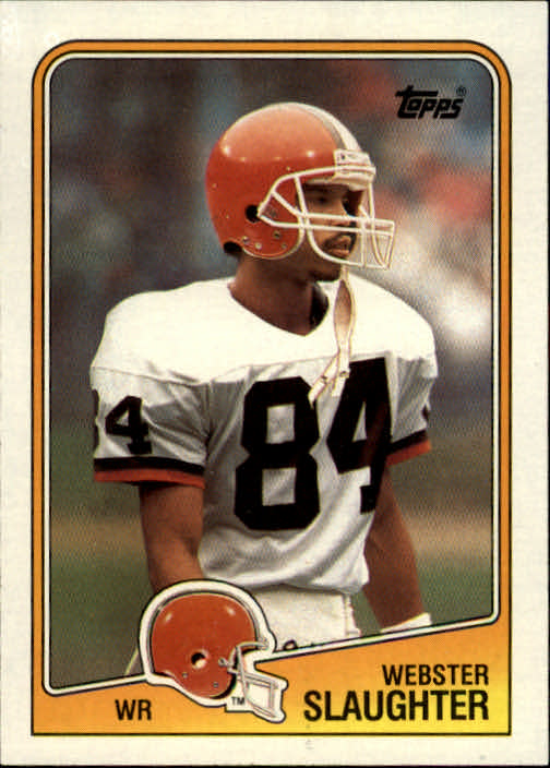 : 1991 Pro Set Football #125a Webster Slaughter Cleveland Browns  COR The Official Trading Card of the National Football League (NFL) :  Collectibles & Fine Art