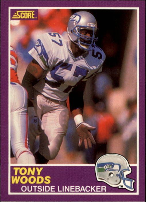 : 1991 Pacific Football #492 Tony Woods Seattle Seahawks Official  NFL Trading Card : Collectibles & Fine Art