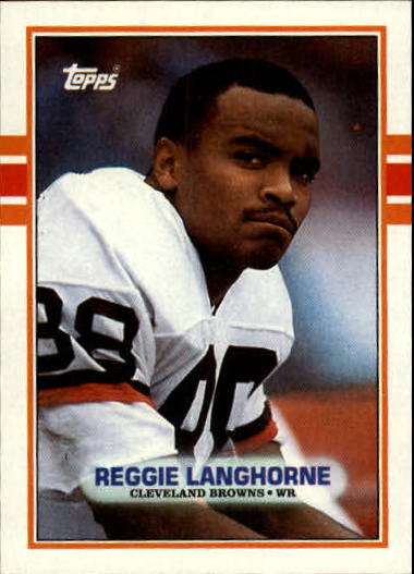 1991 Pacific. Reggie Langhorne . Cleveland Browns #80