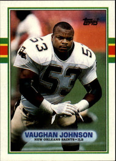 : 1990 Pro Set Football #397 Vaughan Johnson New Orleans