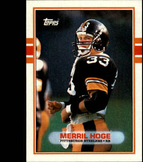 Merril Hoge  Pittsburgh steelers football, Pittsburgh steelers players,  Nfl football players