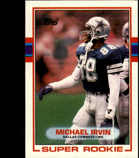 michael irvin action packed all madden team card