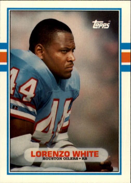 Lorenzo White autographed Football Card (Houston Oilers) 1992 Skybox #110