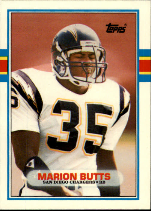 Vtg 90's San Diego Chargers 35 Marion Butts Blue Screen -   Finland