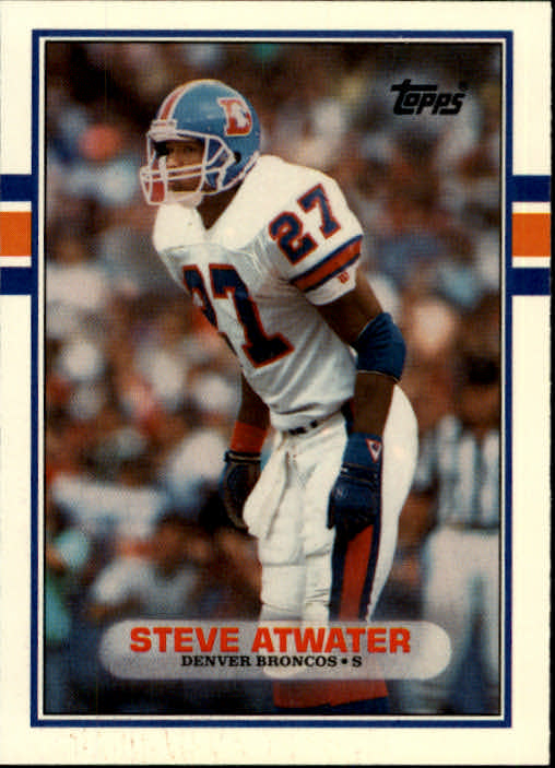 : Steve Atwater Football Card (Denver Broncos) 1991 Fleer #43 :  Collectibles & Fine Art