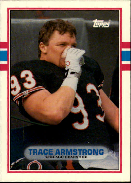 : 1991 Pacific Football #39 Trace Armstrong Chicago Bears  Official NFL Trading Card : Collectibles & Fine Art