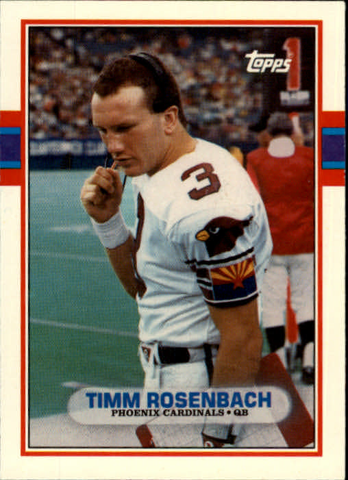 Tim Rosenbach of the Phoenix Cardinals during a NFL football game