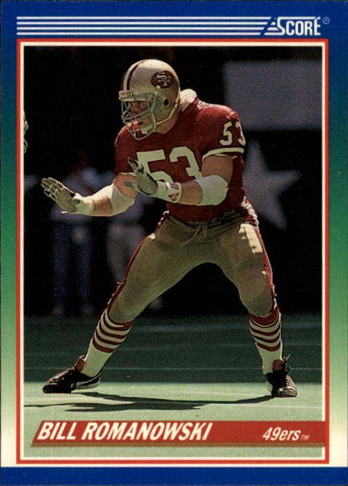 1990 Pro Set Football #642 Bill Romanowski RC Rookie Card San Francisco  49ers : Collectibles & Fine Art 