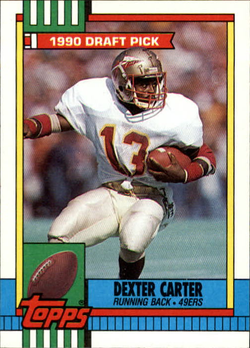 Buy Dexter Carter Cards Online Dexter Carter Football Price Guide