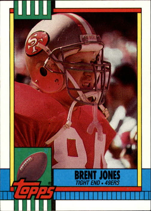 Brent Jones Football Cards