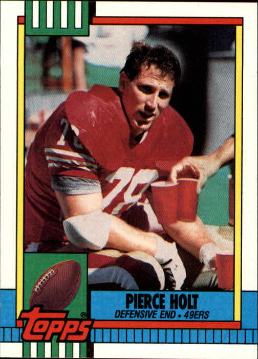 #110 Pierce Holt - San Francisco 49ers - 1991 Pro Set Platinum Football