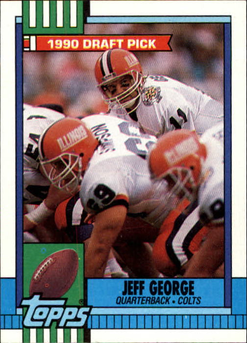 Jeff George Signed Colts 1990 Score Football Card Beckett BAS Slabbed –  www.