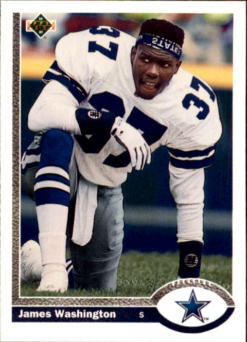 : 1992 Upper Deck Football #571 James Washington Dallas