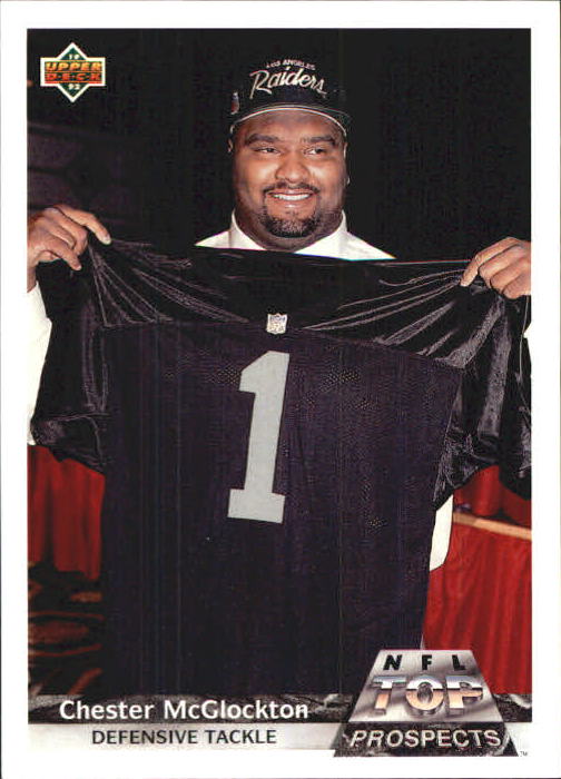 103 Chester McGlockton - Oakland Raiders - 1996 Fleer Football – Isolated  Cards