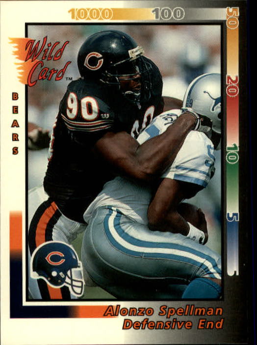 1993 Upper Deck SP Alonzo Spellman Chicago Bears #45