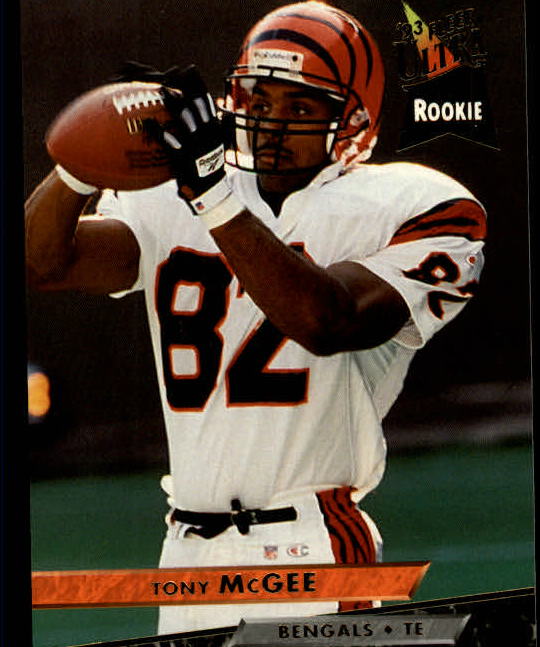 1993 Stadium Club Tony McGee Rookie Cincinnati Bengals #513