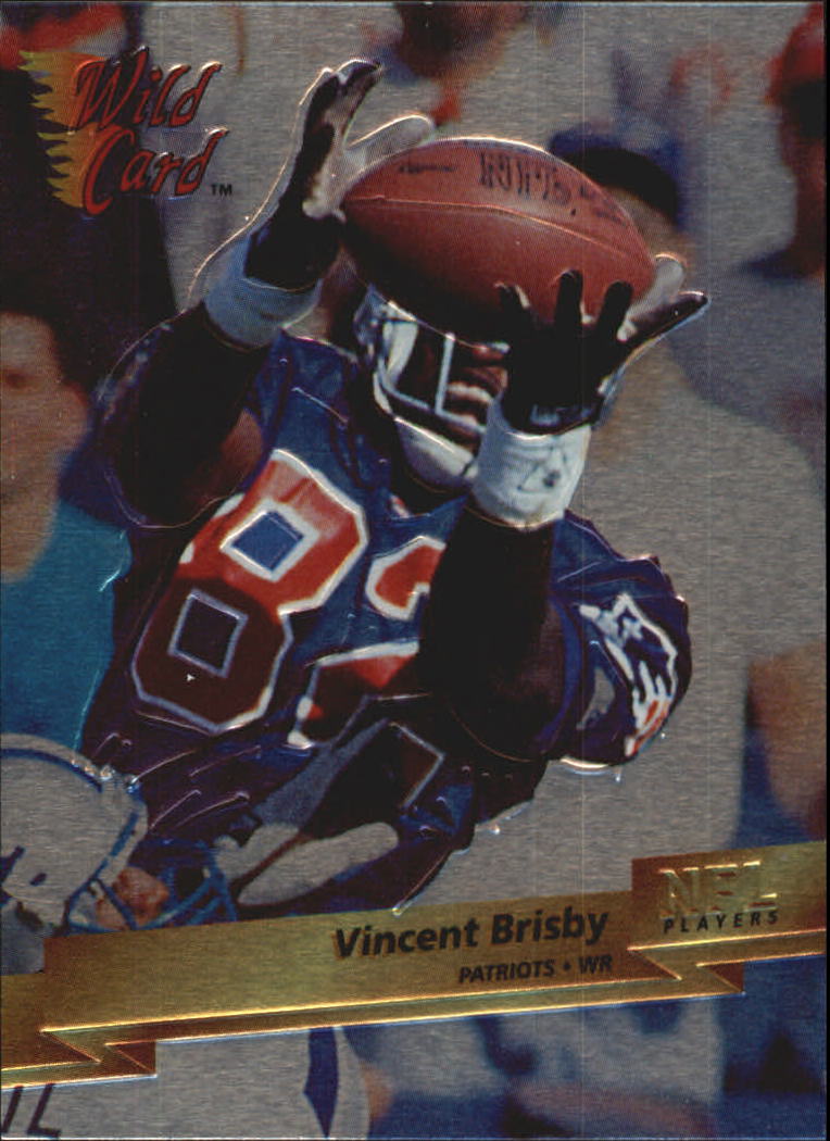 1994 Pinnacle Gold Football #45 Patriots Vincent Brisby