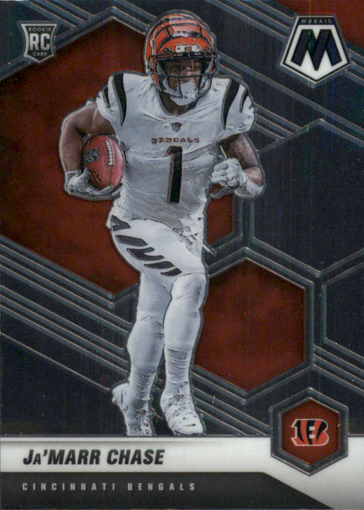 Ja'Marr Chase 2021 PANINI SCORE THROWBACK ROOKIE RC