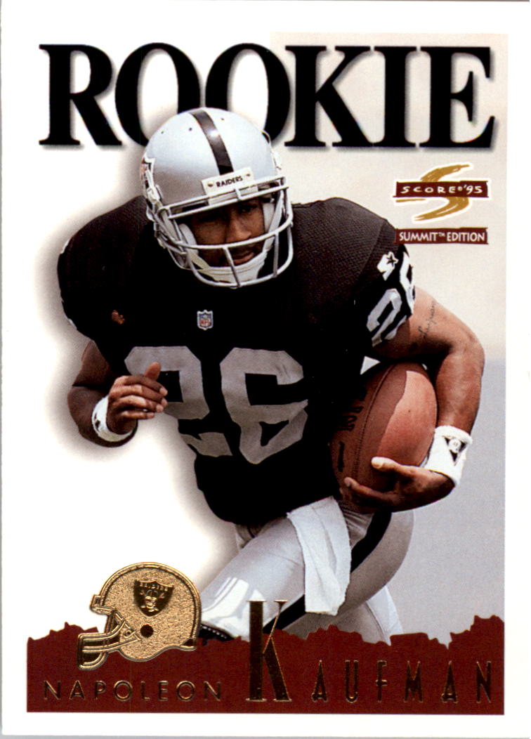 Napoleon Kaufman 1995 Score Summit Rookie #14 Football Card Values