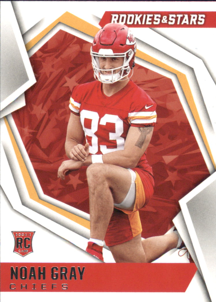 2021 Panini Donruss Noah Gray Rated Rookie Press Proof Blue Chiefs #309