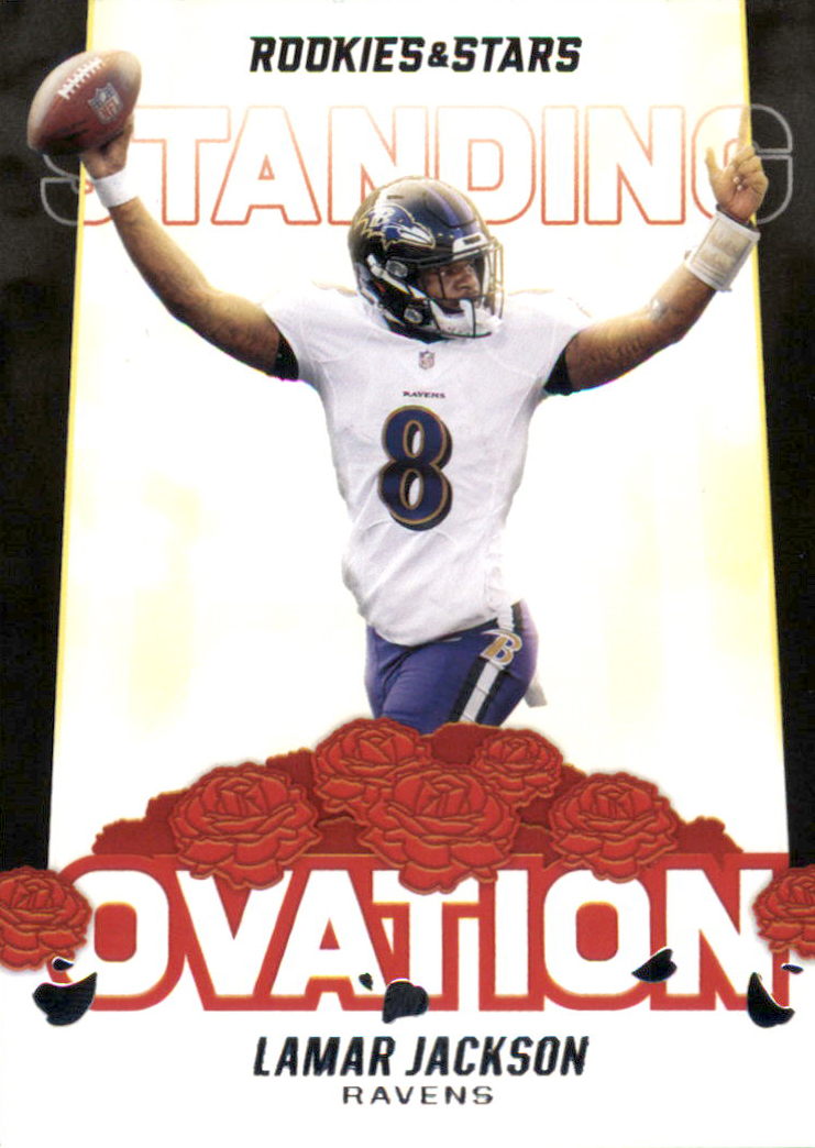 2020 Score Baltimore Ravens Lamar Jackson Jersey Patch Card