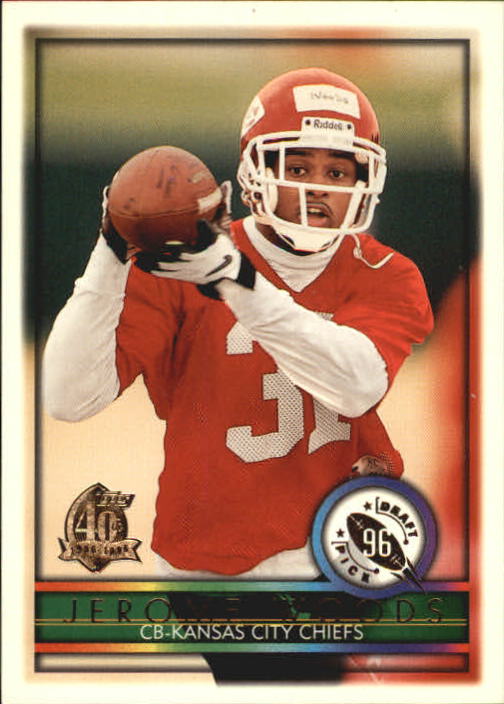 : Jerome Woods 2004 Topps Bazooka All-Stars Game Worn Pro-Bowl  Jersey #BAS-JWO - Kansas City Chiefs : Sports & Outdoors