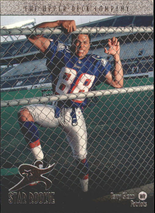 Terry Glenn NFL Football Rookie Card Very Good New England 