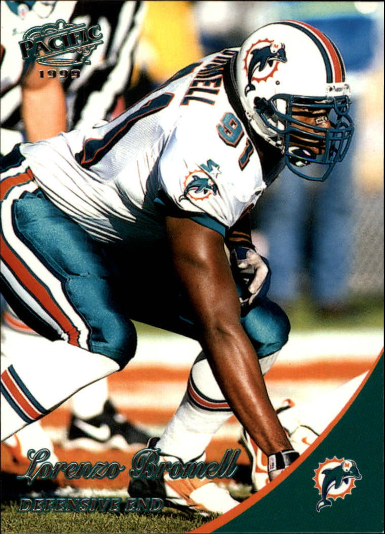 1999 TOPPS LORENZO BROMELL MIAMI DOLPHINS #94