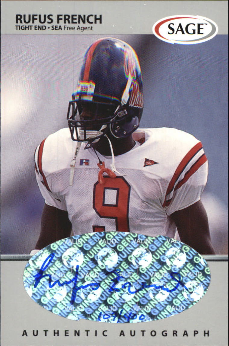 Buy Rufus French Cards Online Rufus French Football Price Guide Beckett