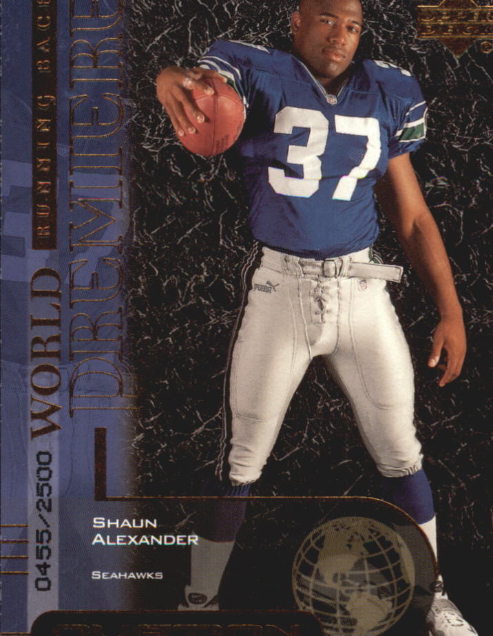 Shaun Alexander Football Price Guide Shaun Alexander Trading Card