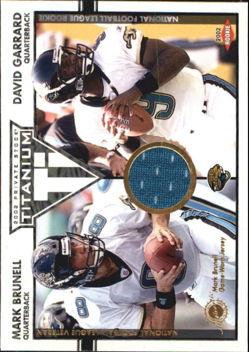 Mark Brunell autographed football card (Jacksonville Jaguars) 2002