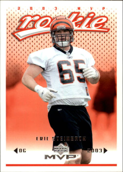 Eric Steinbach Football Price Guide | Eric Steinbach Trading Card Value