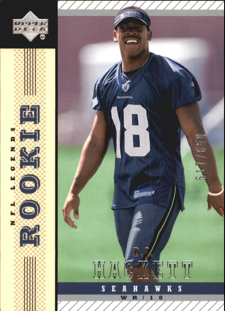 Buy D J Hackett Cards Online D J Hackett Football Price Guide Beckett