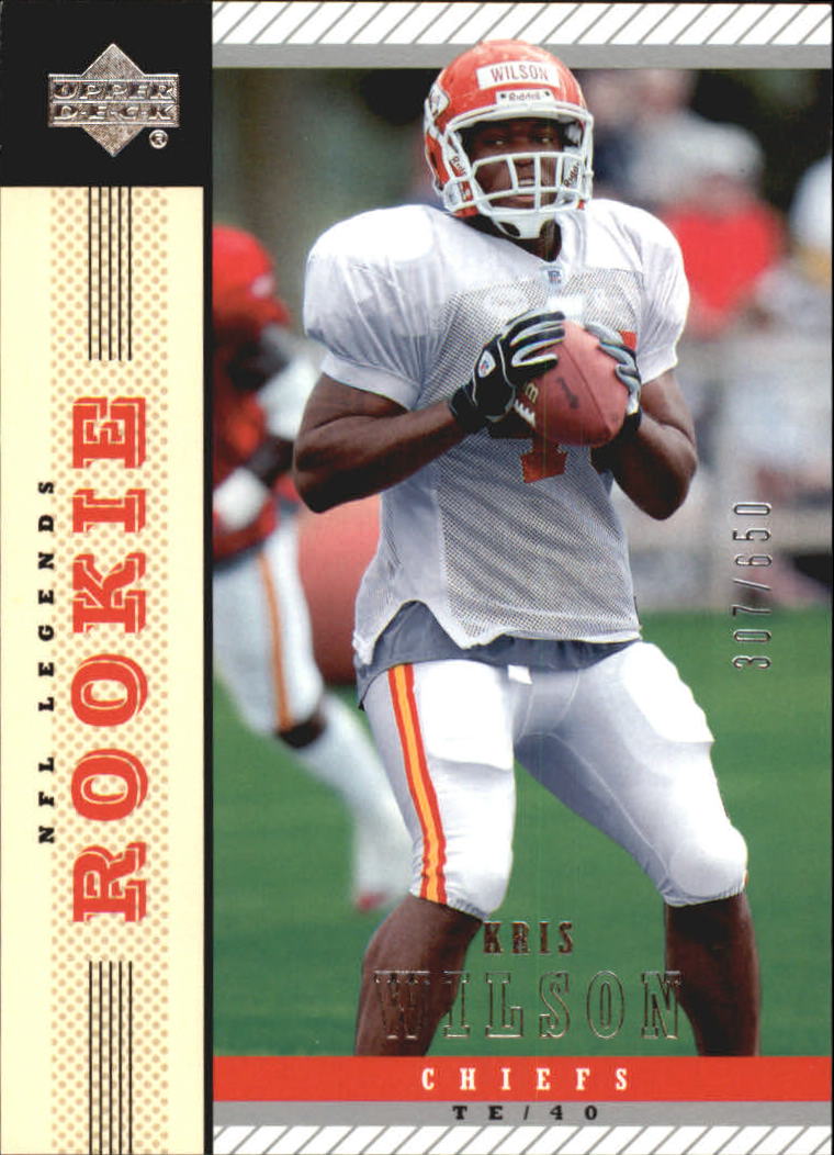 Kris Wilson Football Price Guide | Kris Wilson Trading Card Value – Beckett