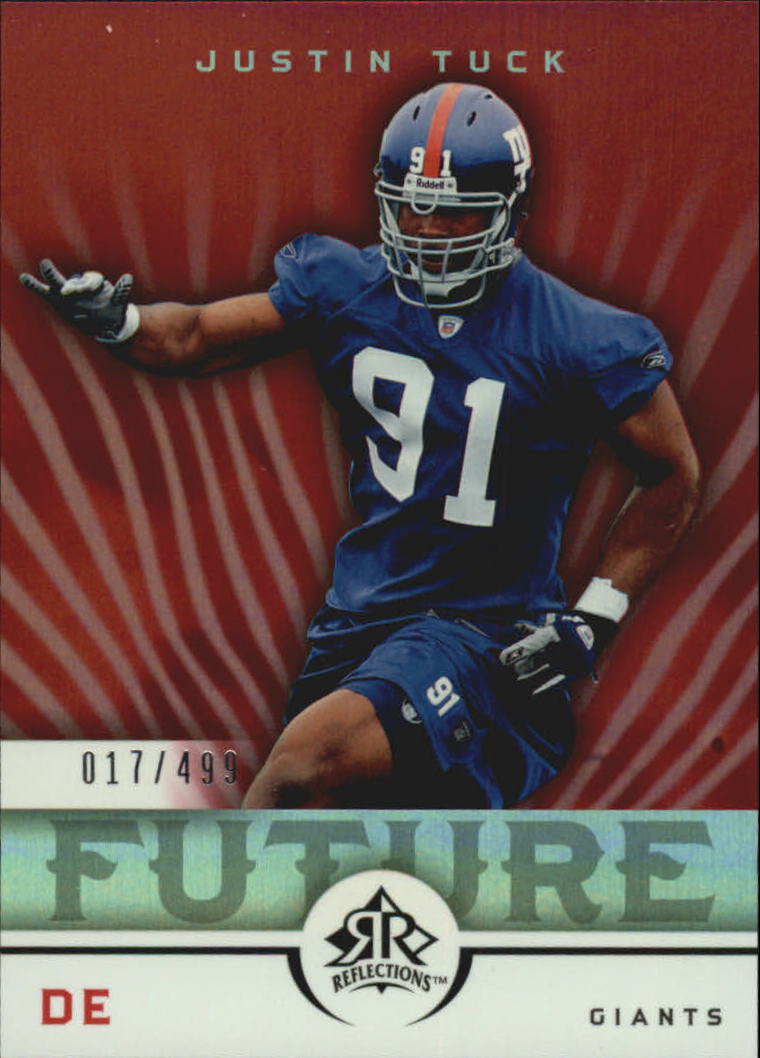 Buy Justin Tuck Cards Online  Justin Tuck Football Price Guide