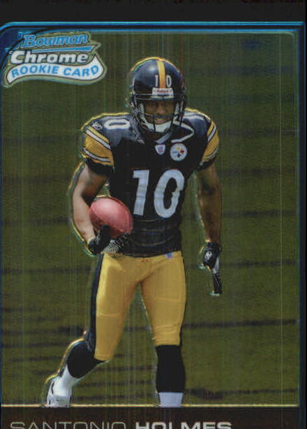 : Santonio Holmes football card (Pittsburgh Steelers