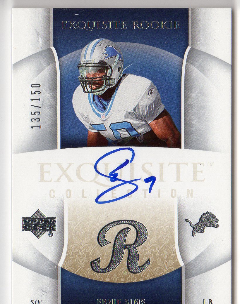 Buy Ernie Sims Cards Online  Ernie Sims Football Price Guide - Beckett